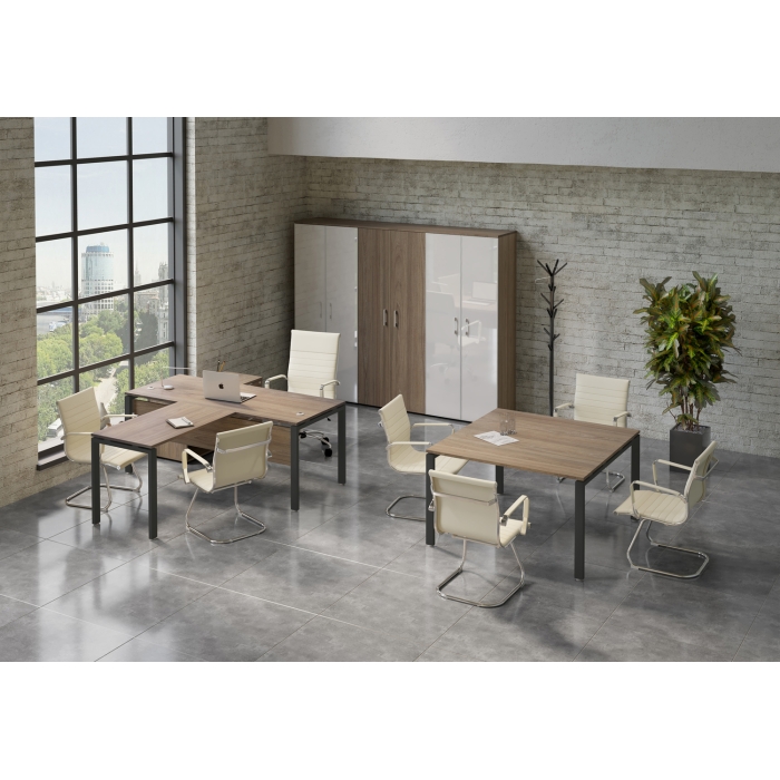 Кабинет руководителя METAL SYSTEM (Столы, тумбы)