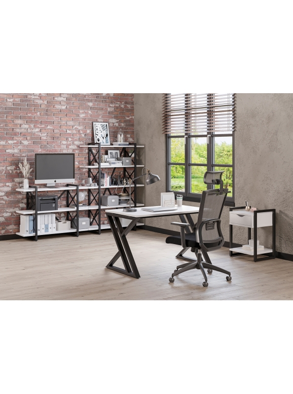 Мебель для персонала серия LOFT (Столы и стеллажи)