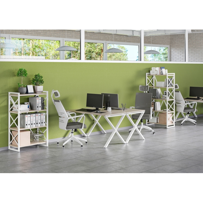 Мебель для персонала серия LOFT (Столы и стеллажи)