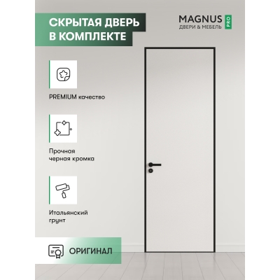 Скрытая дверь Invisible Black Edition