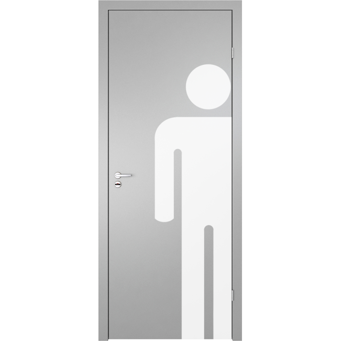 Финская дверь NEOGREEN MEN(серая)