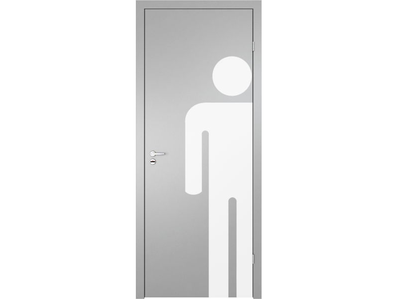 Финская дверь NEOGREEN MEN(серая)