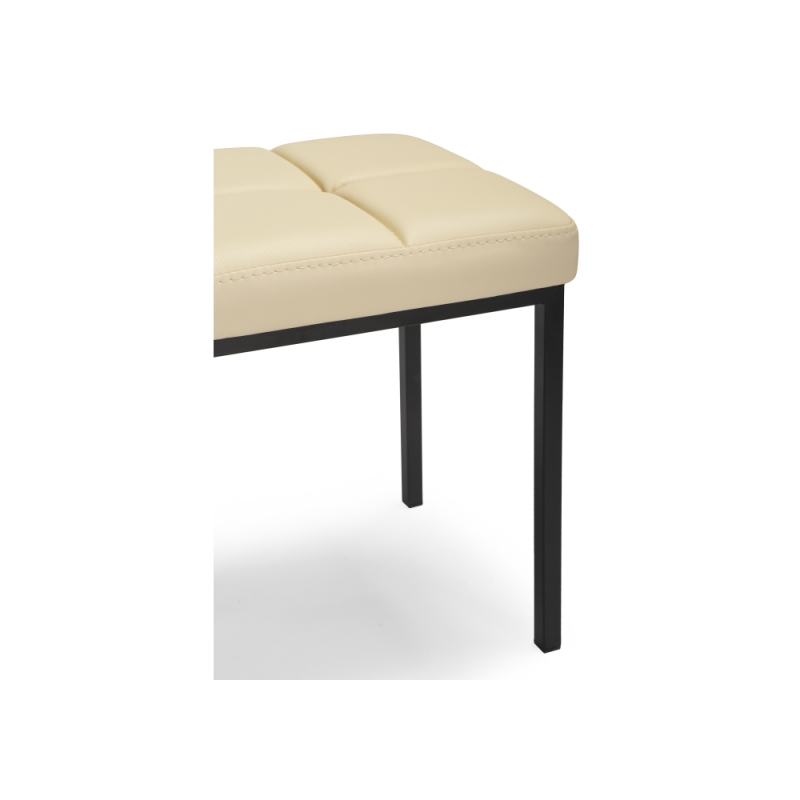 Банкетка Дион кожзам d1 / черный матовый