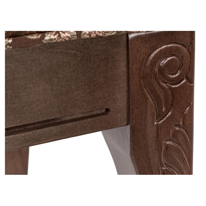 Банкетка  Валентино орех / шоколад