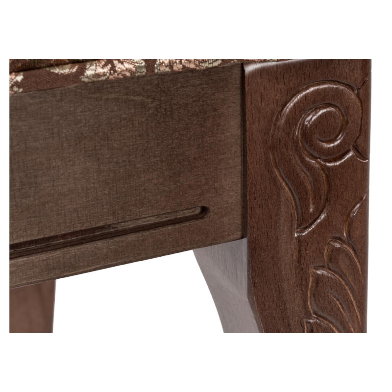 Банкетка  Валентино орех / шоколад