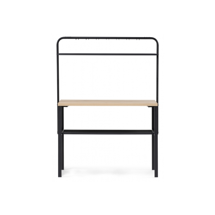 Барный стол Нари 120х50х171 делано / черный матовый