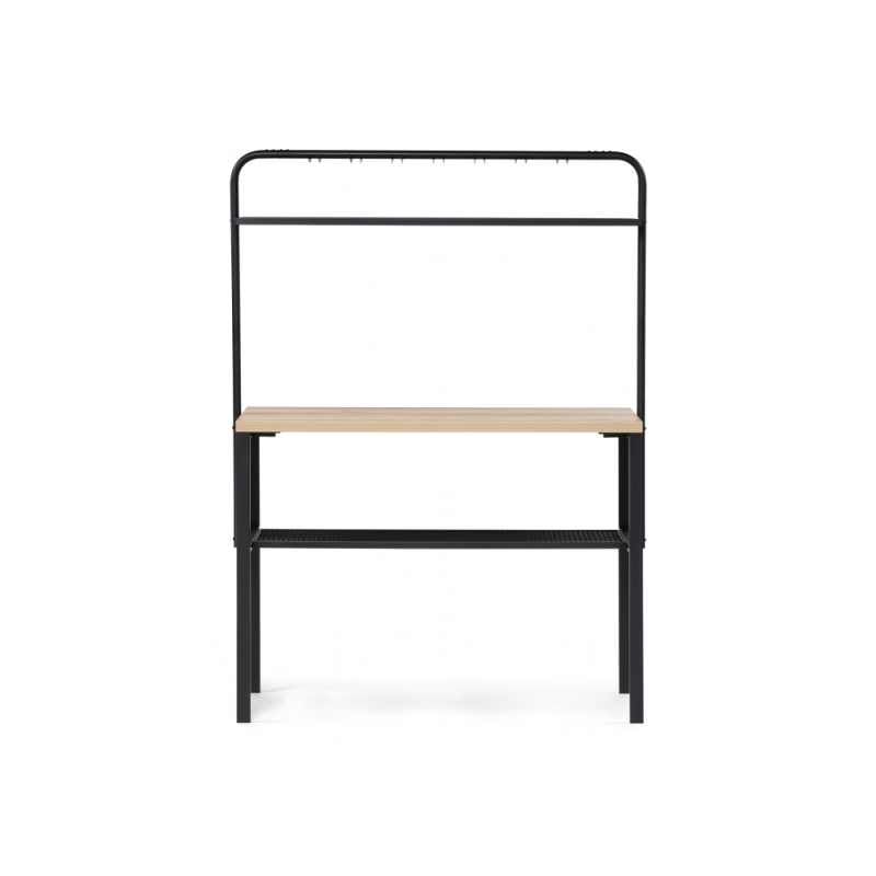 Барный стол Нари 120х50х171 делано / черный матовый