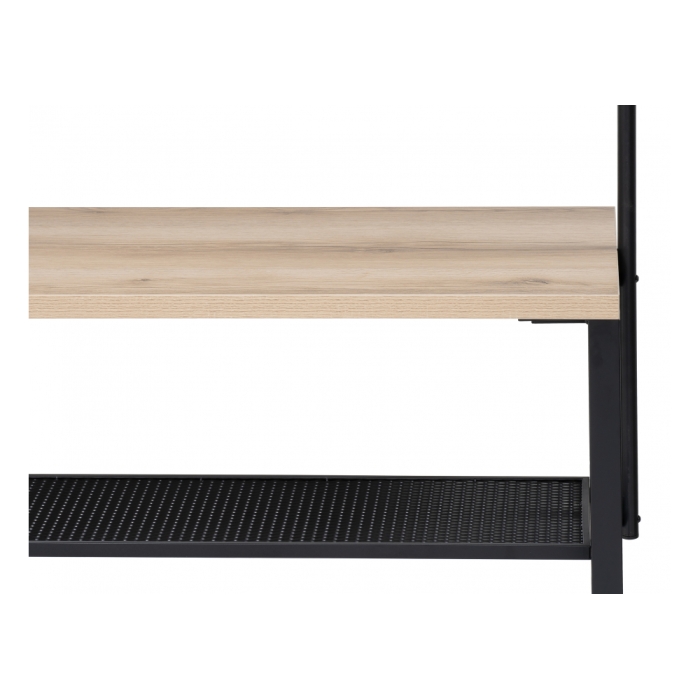 Барный стол Нари 120х50х171 делано / черный матовый