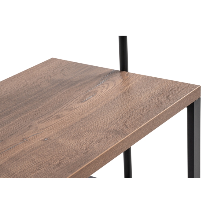 Барный стол Нари 120х50х171 галифакс олово / черный матовый