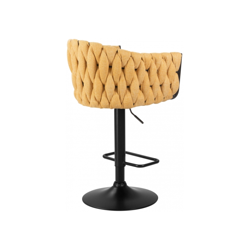Барный стул 9690-LM Leon желтый / черный