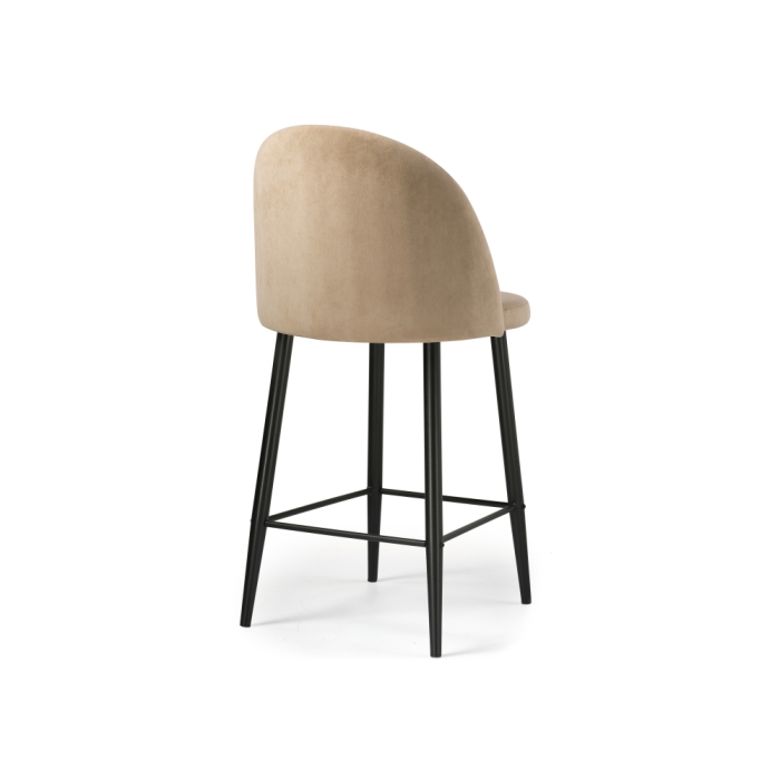 Барный стул Амизуре бежевый / черный матовый