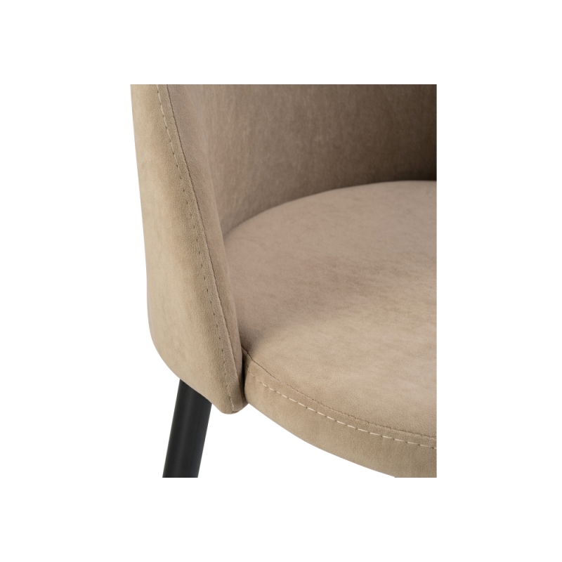 Барный стул Амизуре бежевый / черный матовый