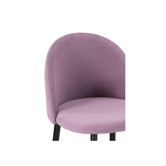 Барный стул Амизуре лавандовый / черный матовый