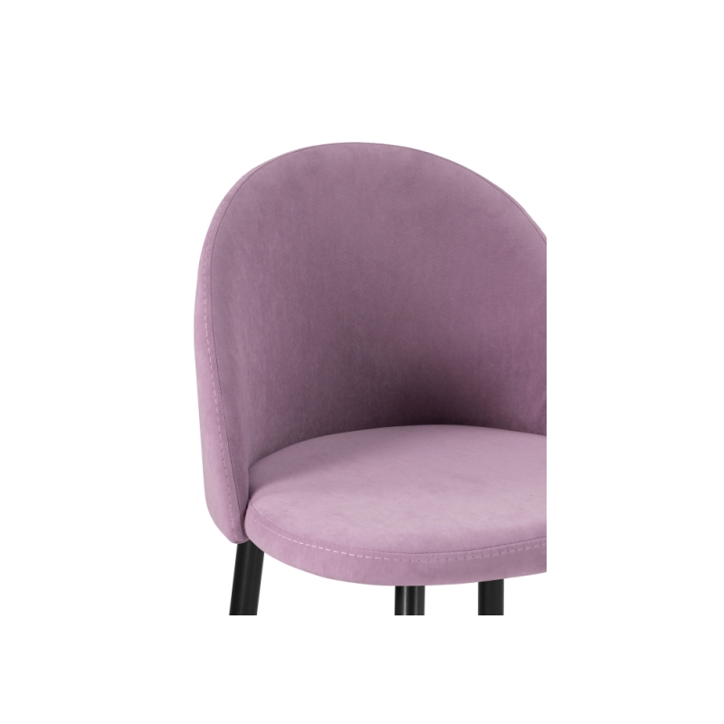 Барный стул Амизуре лавандовый / черный матовый