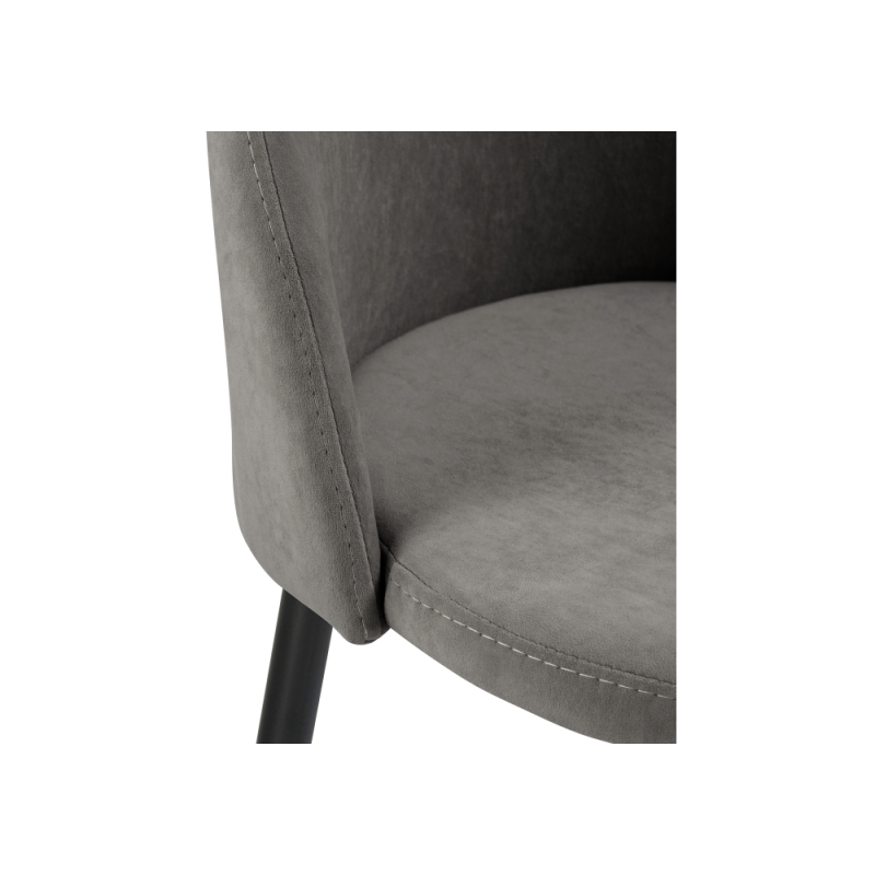 Барный стул Амизуре темно-серый / черный матовый