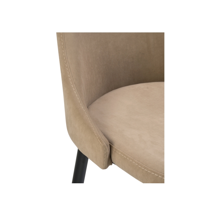 Барный стул Джама бежевый / черный матовый