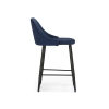 Барный стул Джама темно-синий / черный матовый