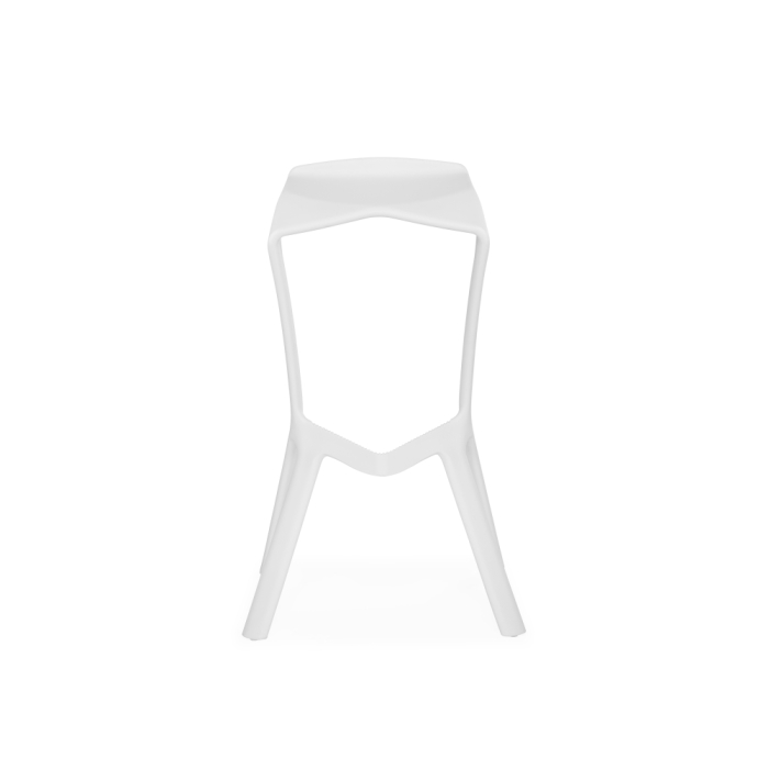 Барный стул Mega white