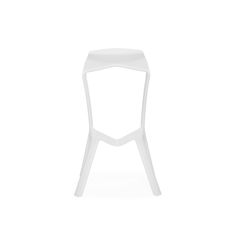 Барный стул Mega white