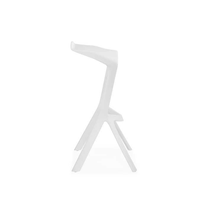 Барный стул Mega white