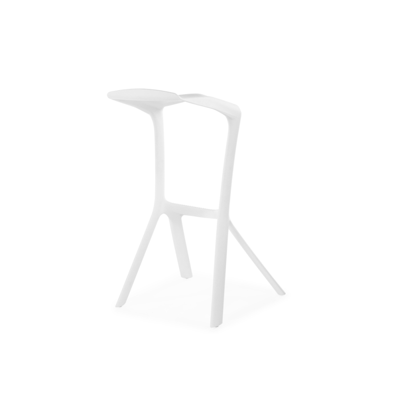 Барный стул Mega white