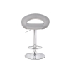 Барный стул Oazis gray fabric / chrome