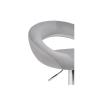 Барный стул Oazis gray fabric / chrome