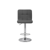 Барный стул Paskal gray / chrome