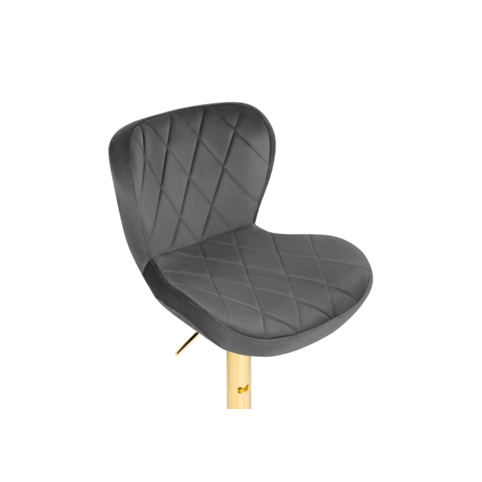 Барный стул Porch dark gray / golden