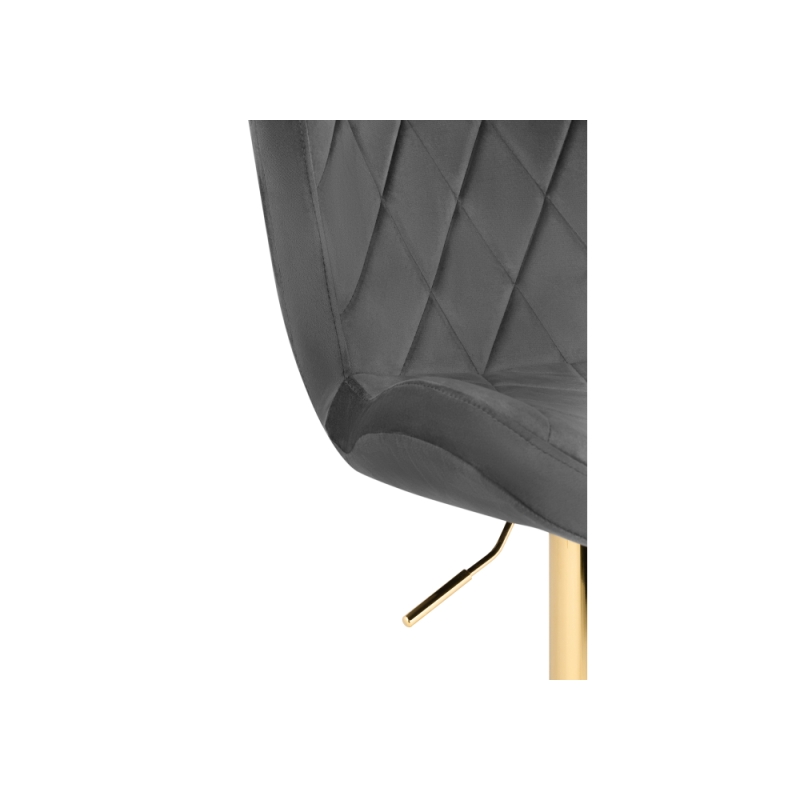 Барный стул Porch dark gray / golden