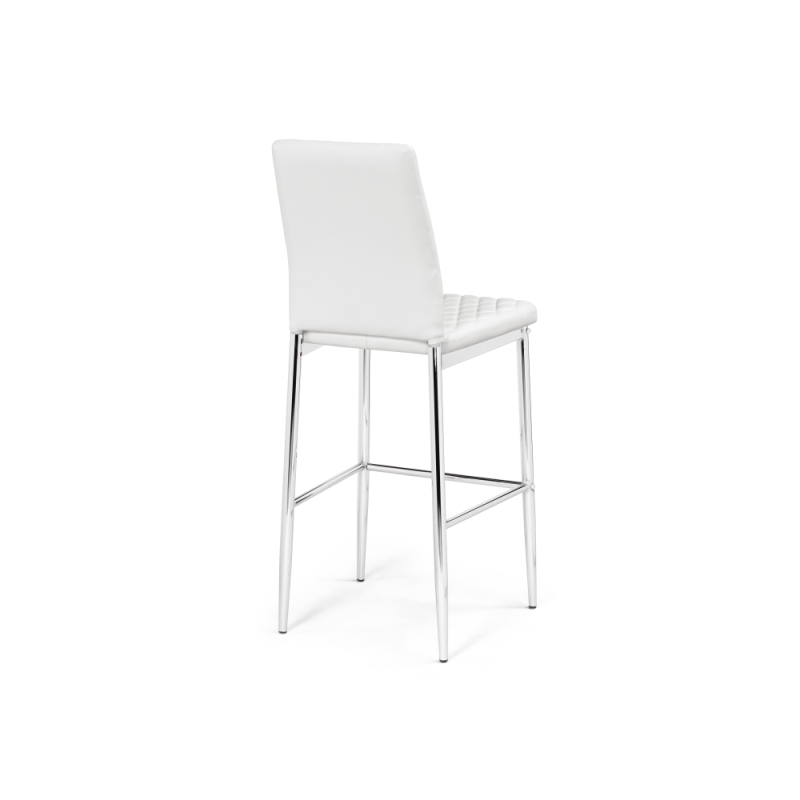 Барный стул Teon white / chrome