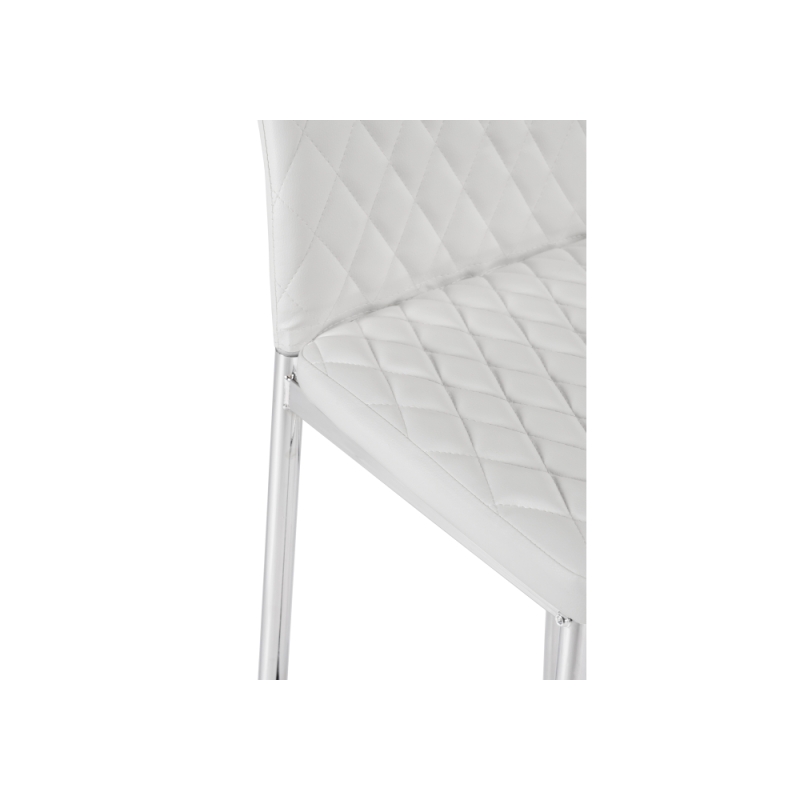 Барный стул Teon white / chrome