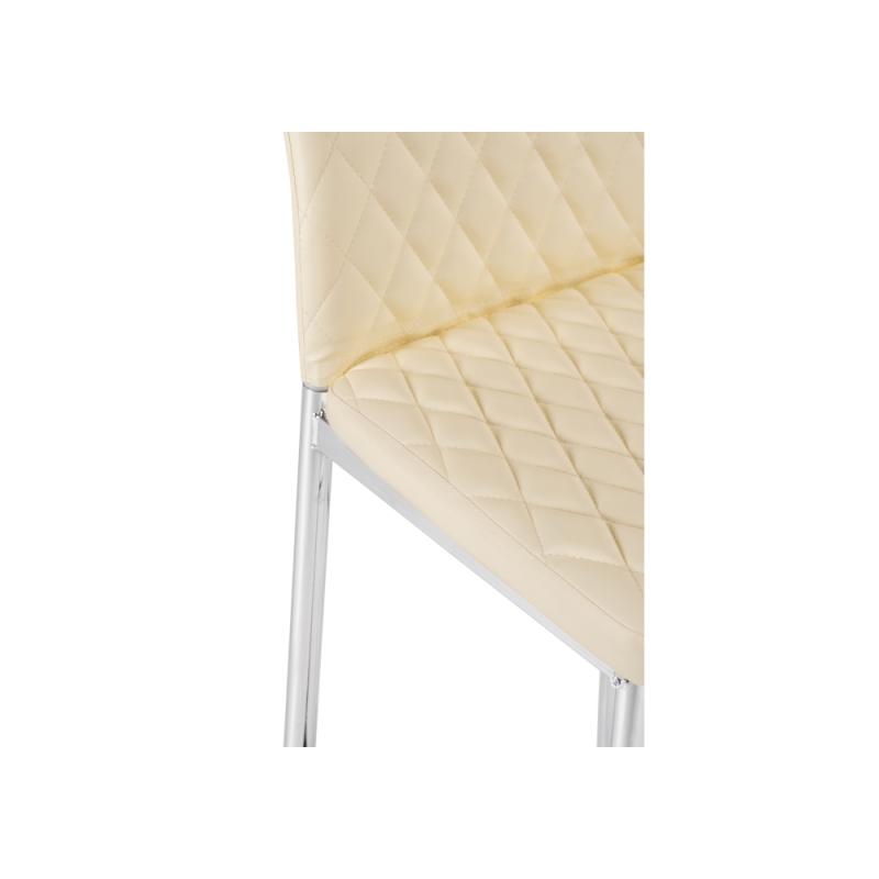 Барный стул Teon beige / chrome