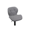 Барный стул Trio light gray / black