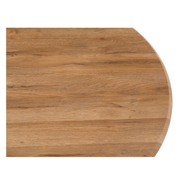 Деревянный стол Абилин 100х76 дуб вотан / белый матовый