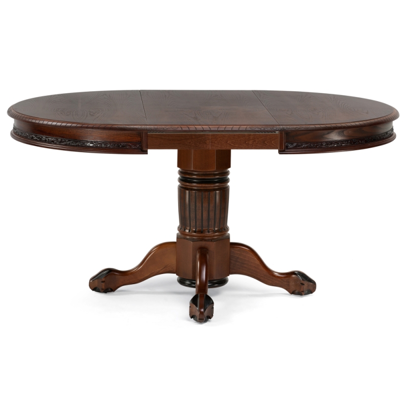 Стол деревянный Альфред орех / коричневая патина