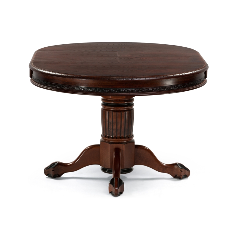 Стол деревянный Альфред орех / коричневая патина