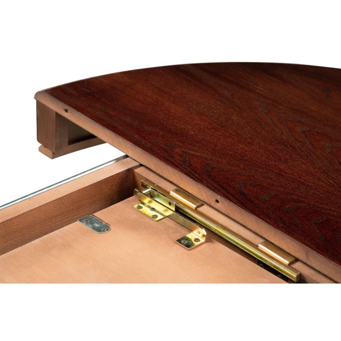 Стол деревянный Альфред орех / коричневая патина