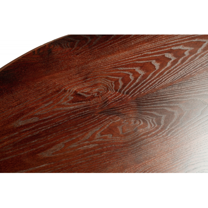 Стол деревянный Альфред орех / коричневая патина