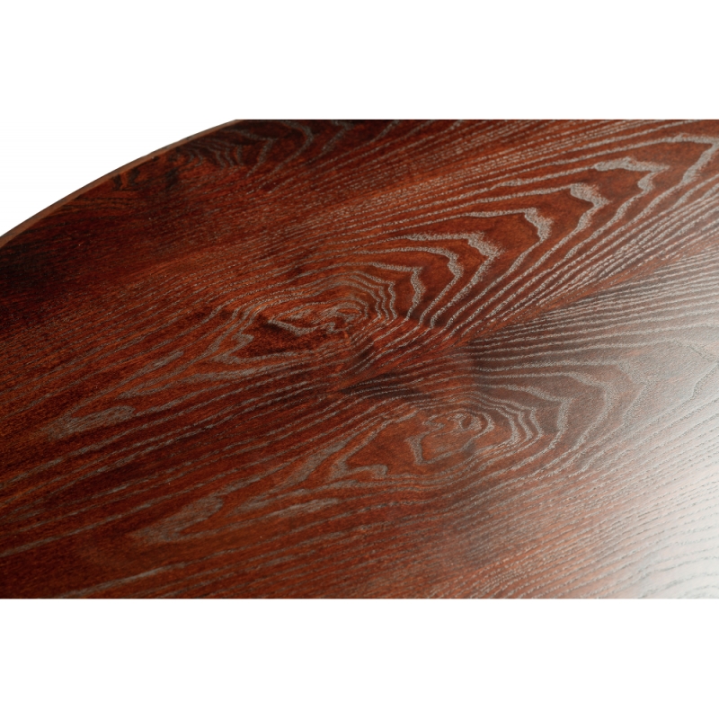 Стол деревянный Альфред орех / коричневая патина