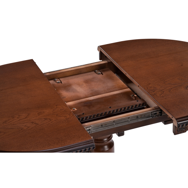 Деревянный стол Аллофан 100(130)х81х77 орех миланский