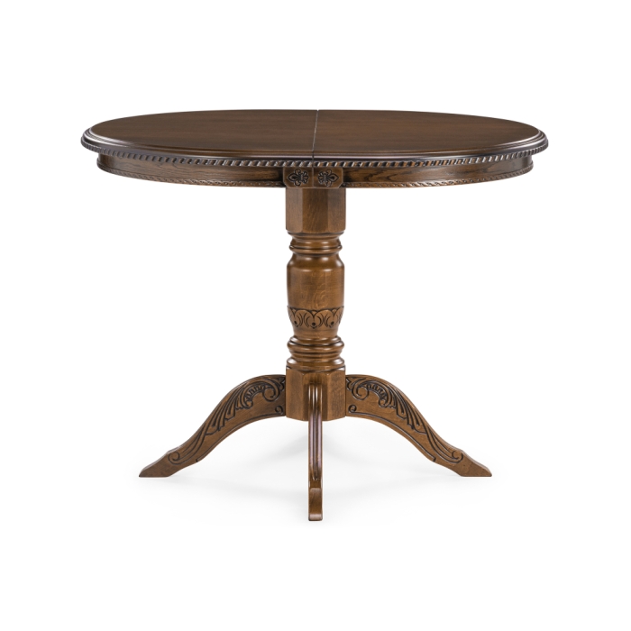 Деревянный стол Аллофан 100(130)х81х77 орех / орех