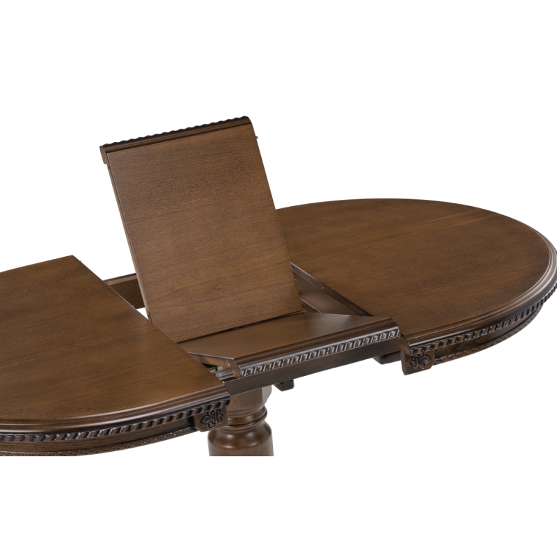 Деревянный стол Аллофан 100(130)х81х77 орех / орех