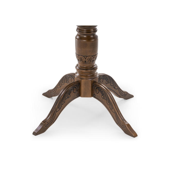 Деревянный стол Аллофан 100(130)х81х77 орех / орех