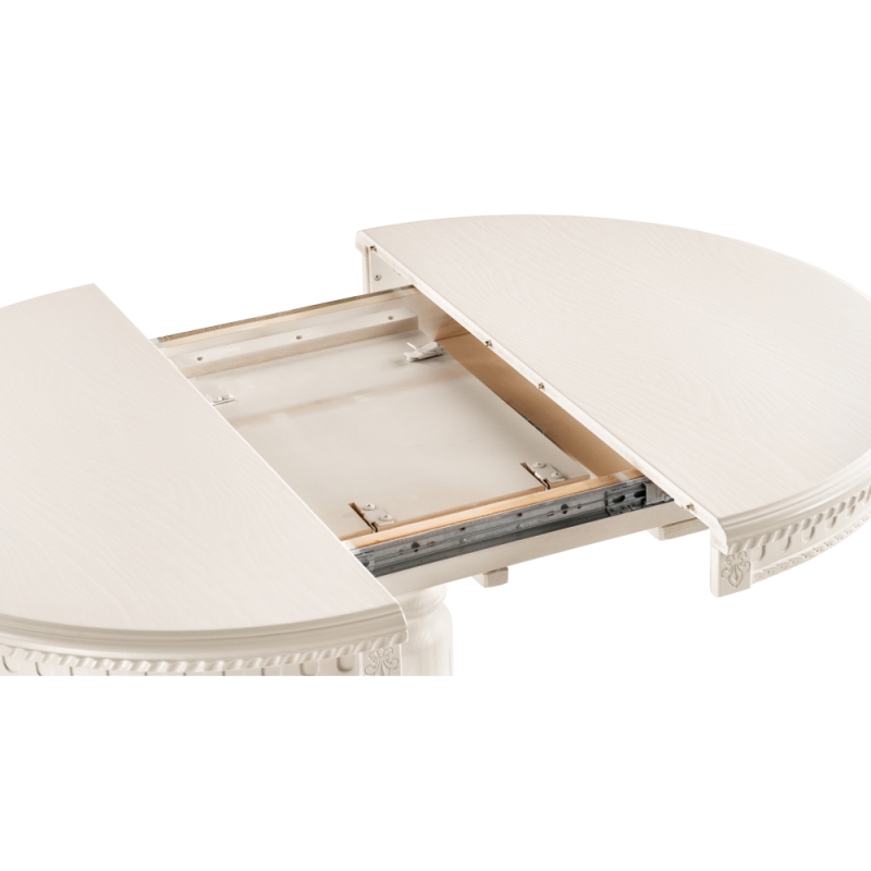 Деревянный стол Долерит 90(120)х90х76 беж