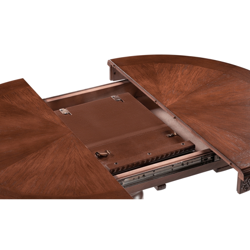 Деревянный стол Долерит 90(120)х90х76 орех миланский