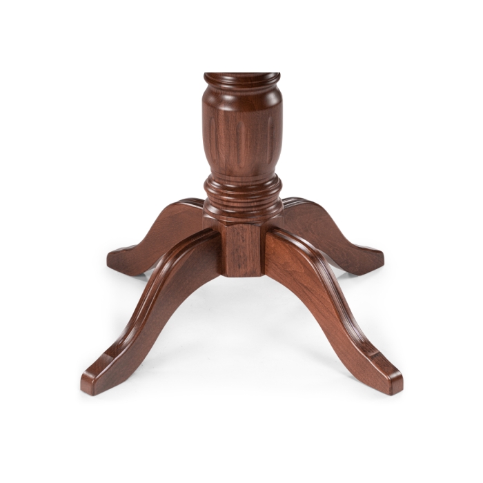 Деревянный стол Долерит 90(120)х90х76 орех миланский