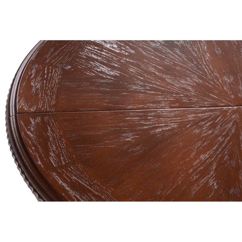 Деревянный стол Долерит 90(120)х90х76 орех миланский