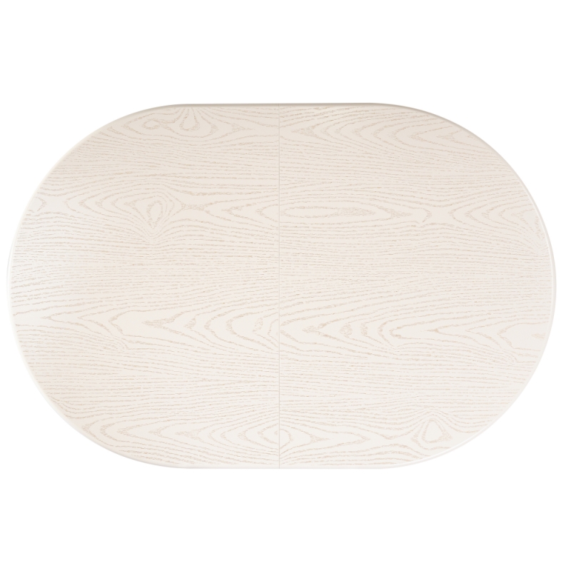 Деревянный стол Джил 140(180)х80х78 слоновая кость с золотой патиной