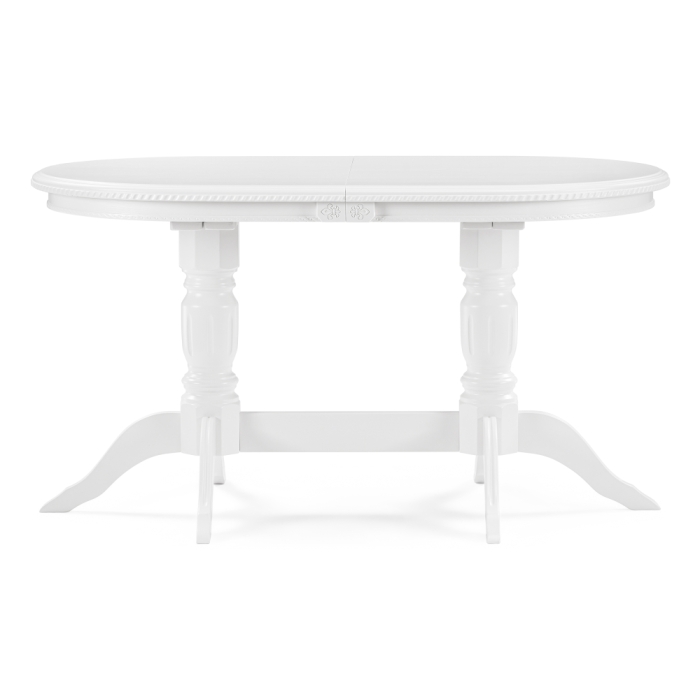 Деревянный стол Эритрин 140(180)х80х77 белый / белый